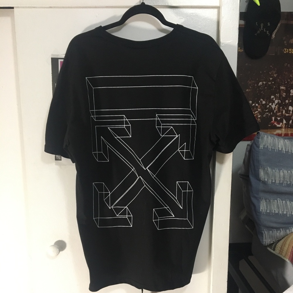 Off white “Unfinished” shirt